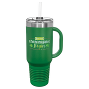 Green 40oz Travel Mug