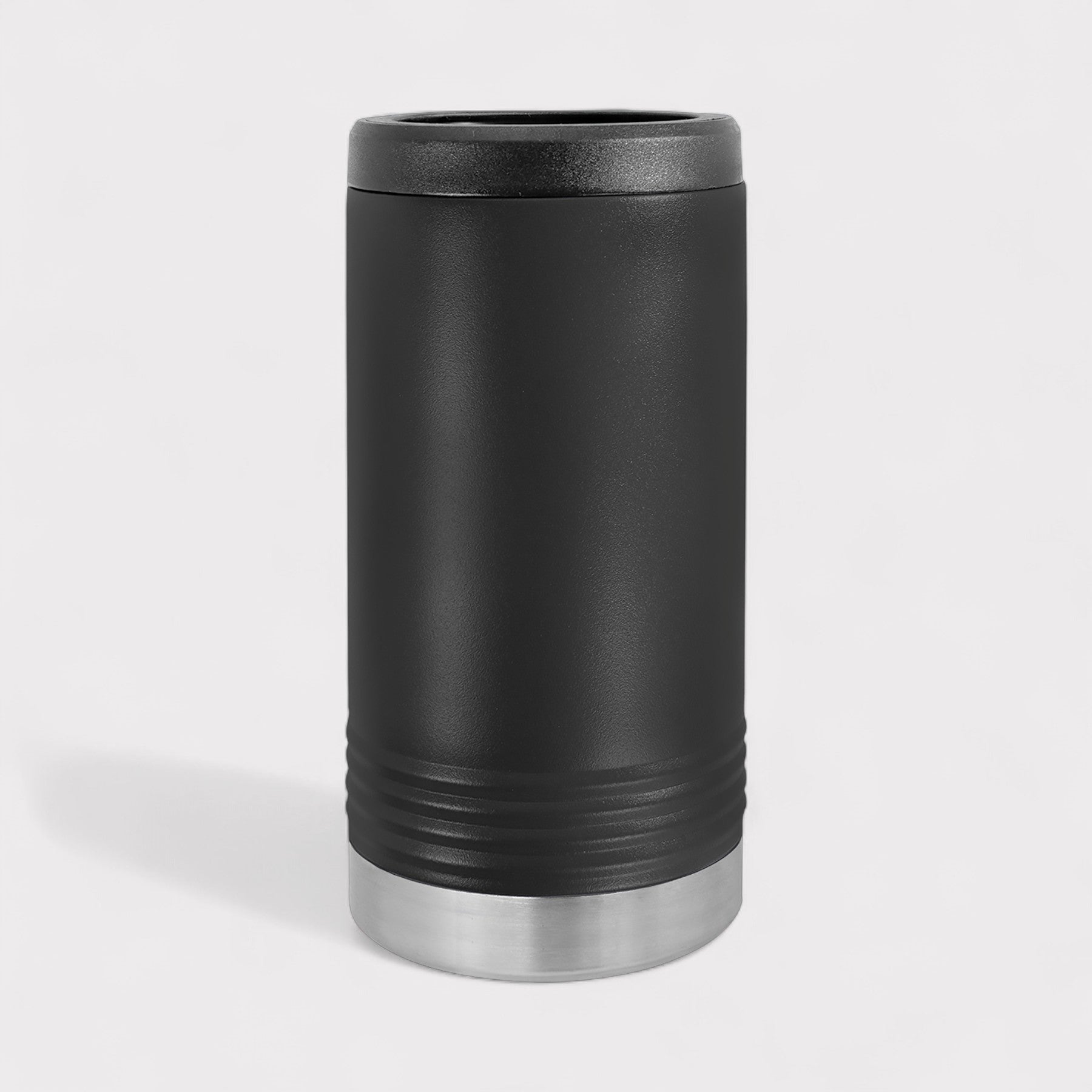 Black Skinny Can Cooler