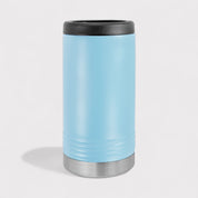 Light Blue Skinny Can Cooler