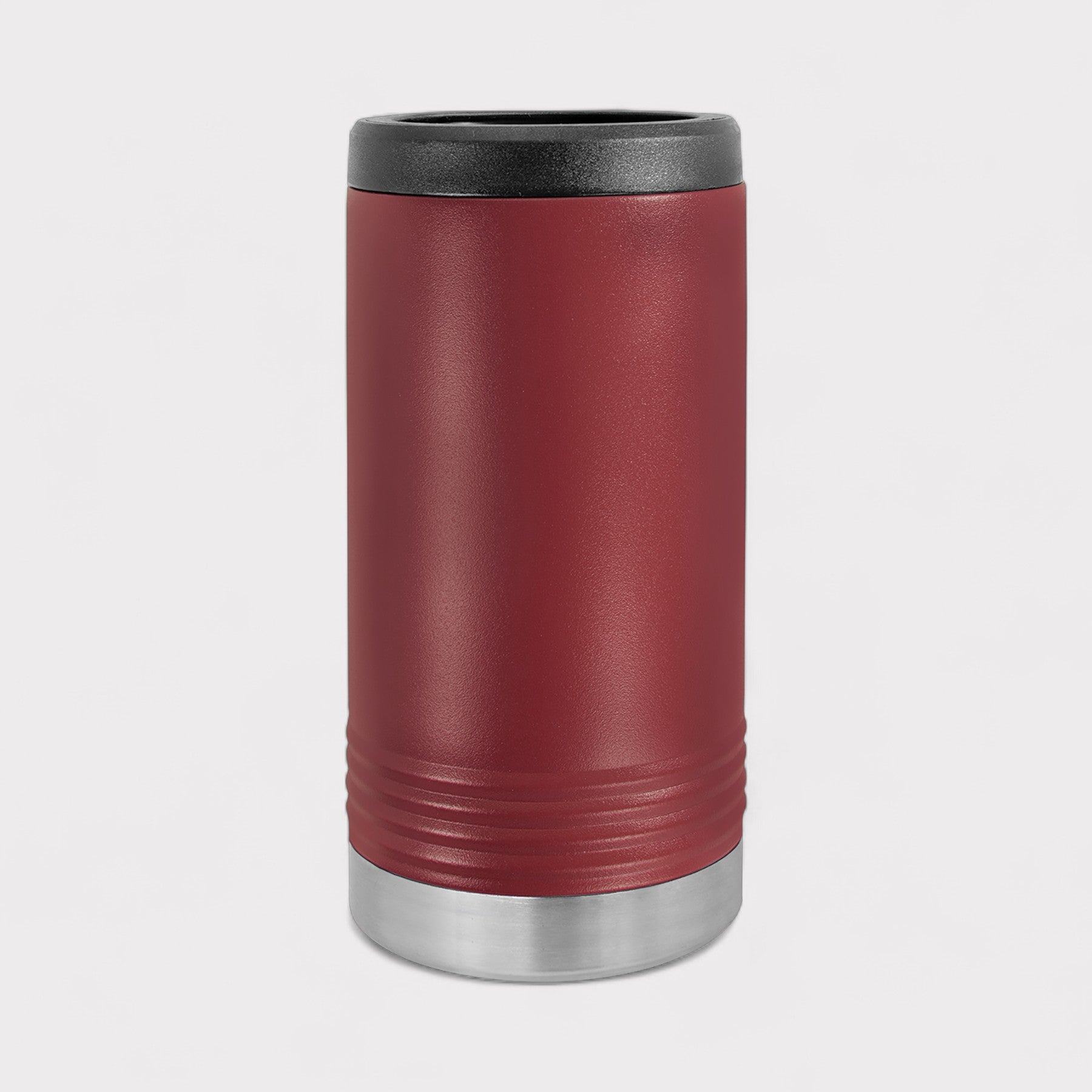 Maroon Skinny Can Cooler