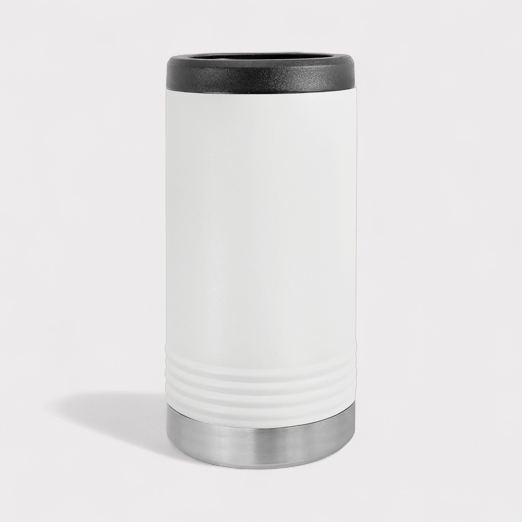 White Skinny Can Cooler