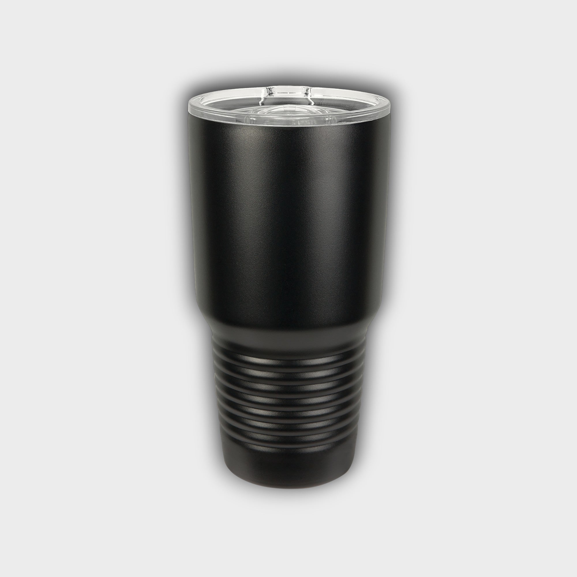 Black 30 oz Tumbler with No Ring