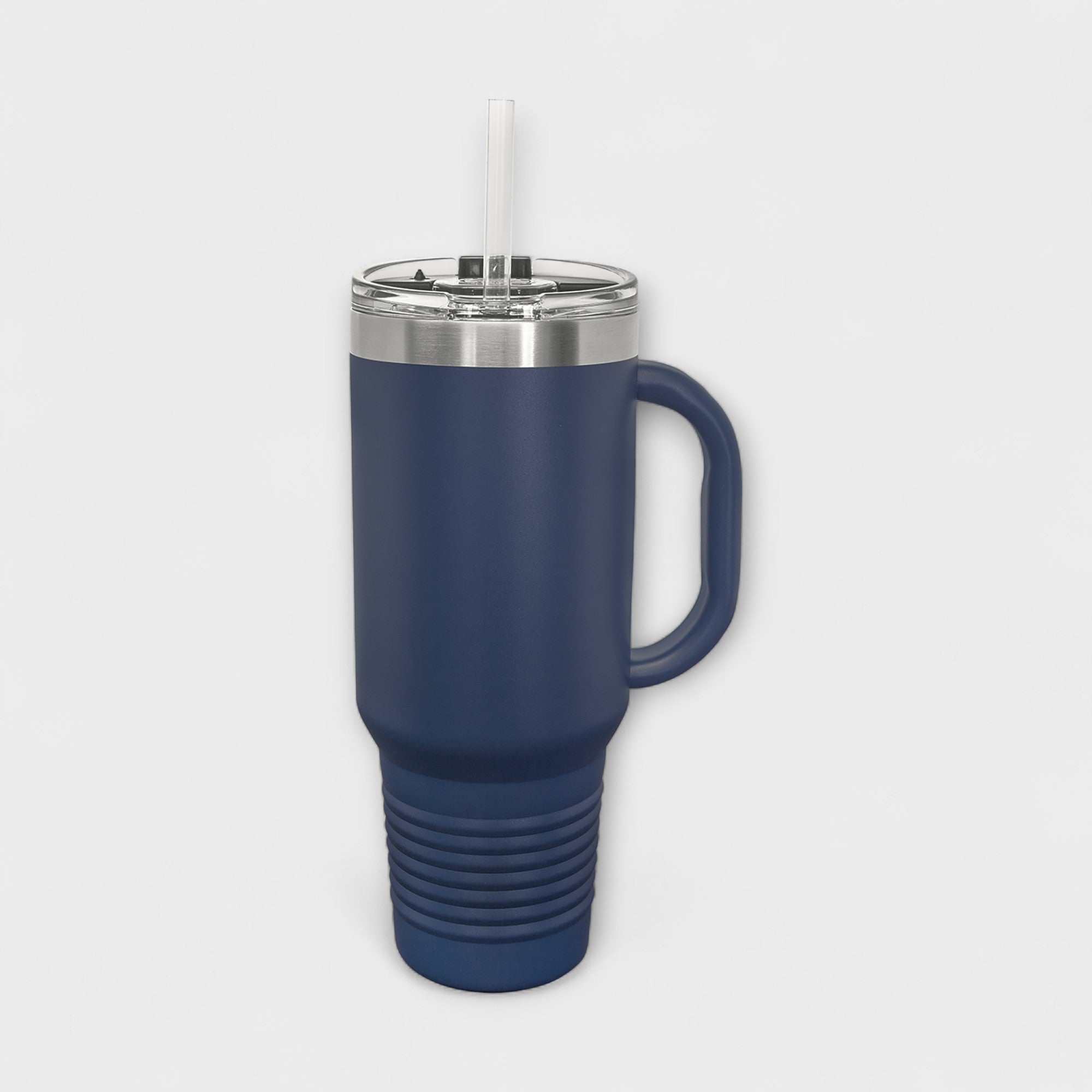 Navy Blue 40 oz Tumbler with Handle