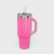 Pink 40 oz Tumbler with Handle