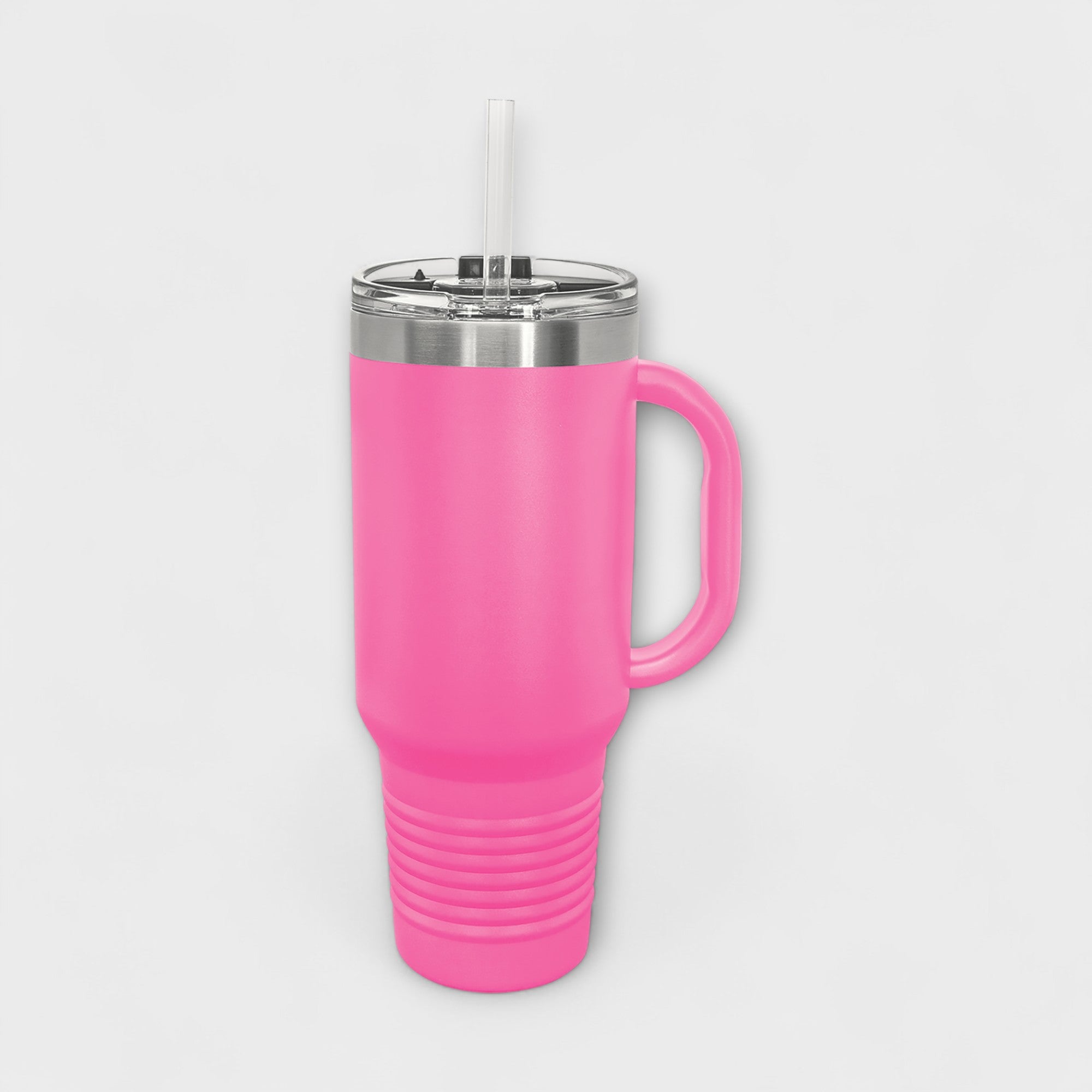 Pink 40 oz Tumbler with Handle