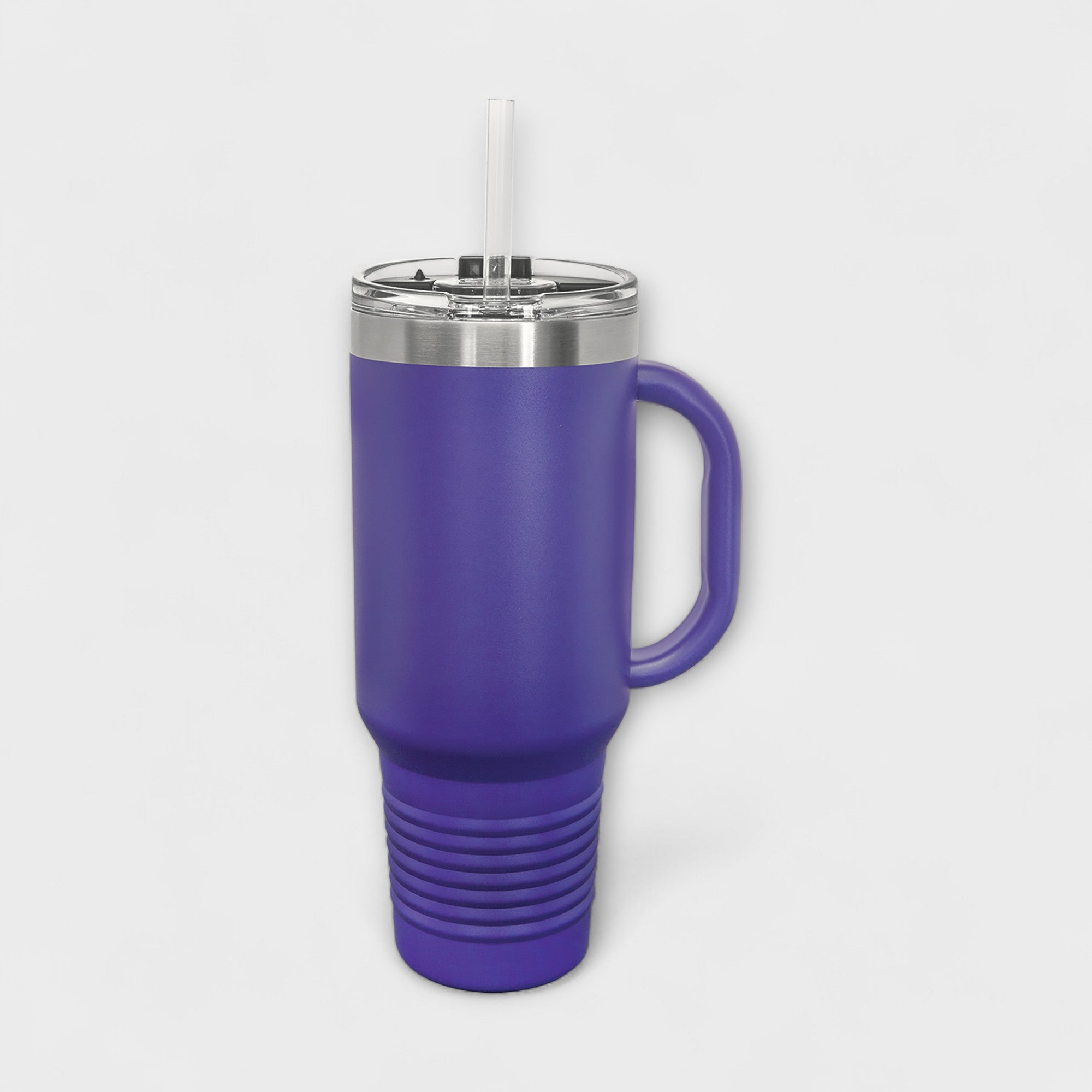 Purple 40 oz Tumbler with Handle