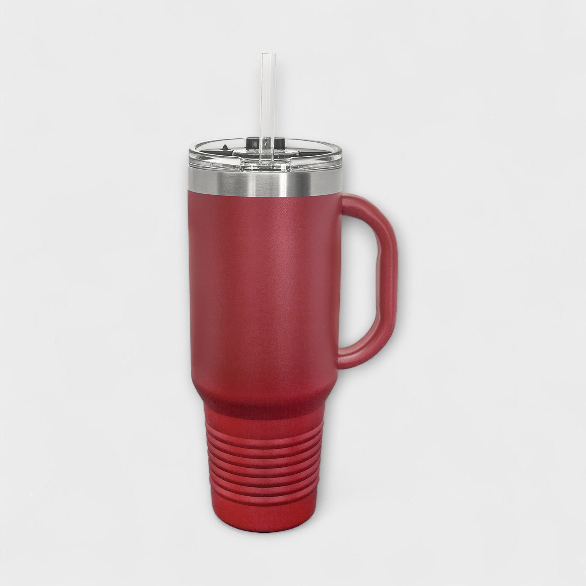 Maroon 40 oz Tumbler with Handle