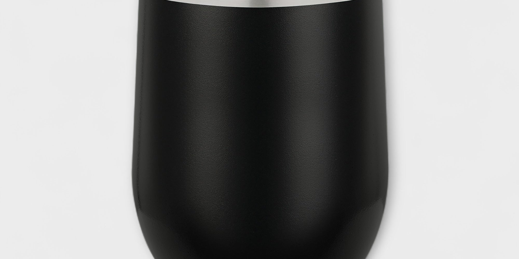 Black 12oz Wine Tumbler