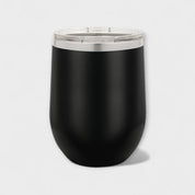 Black 12oz Wine Tumbler