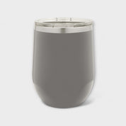 Dark Gray 12oz Wine Tumbler