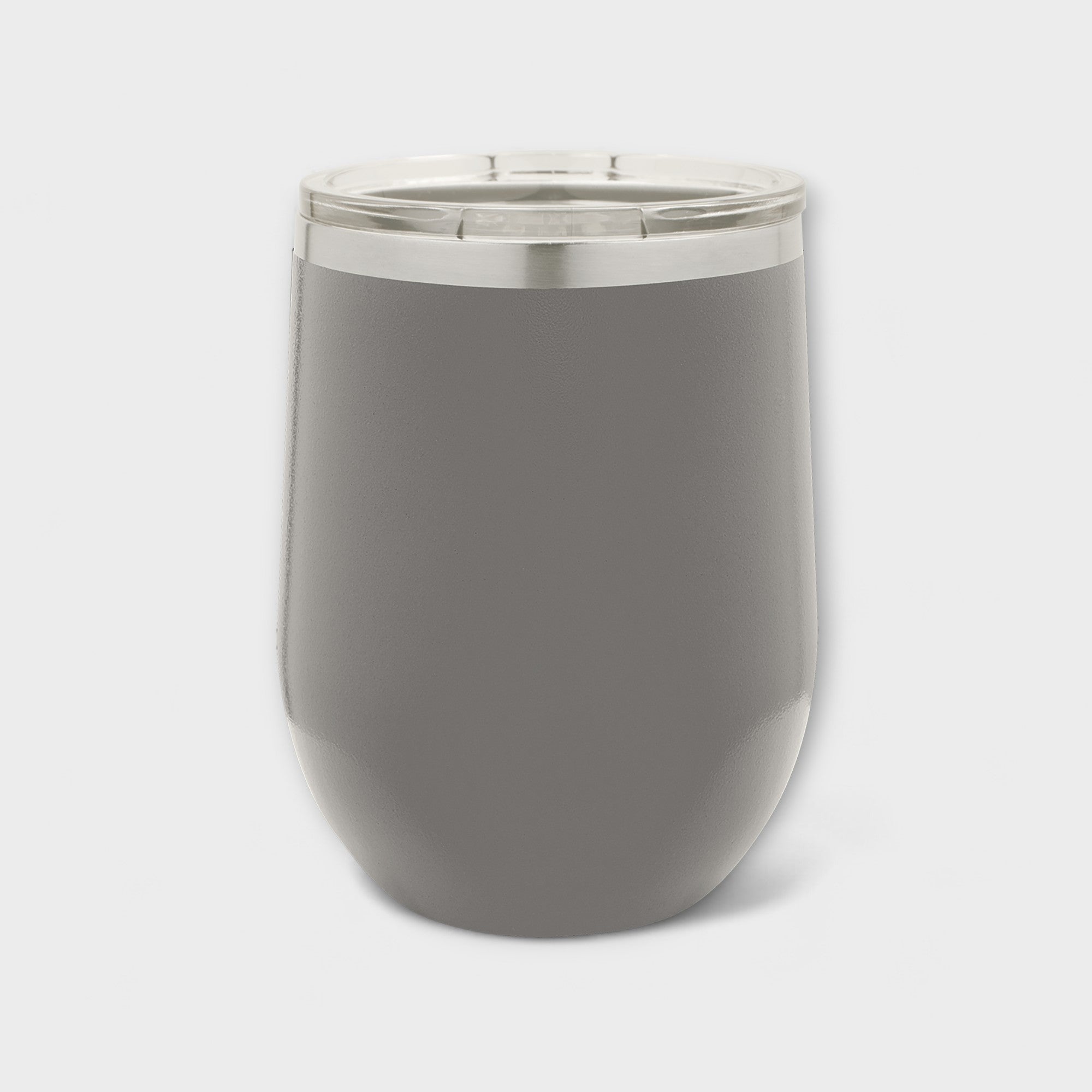 Dark Gray 12oz Wine Tumbler