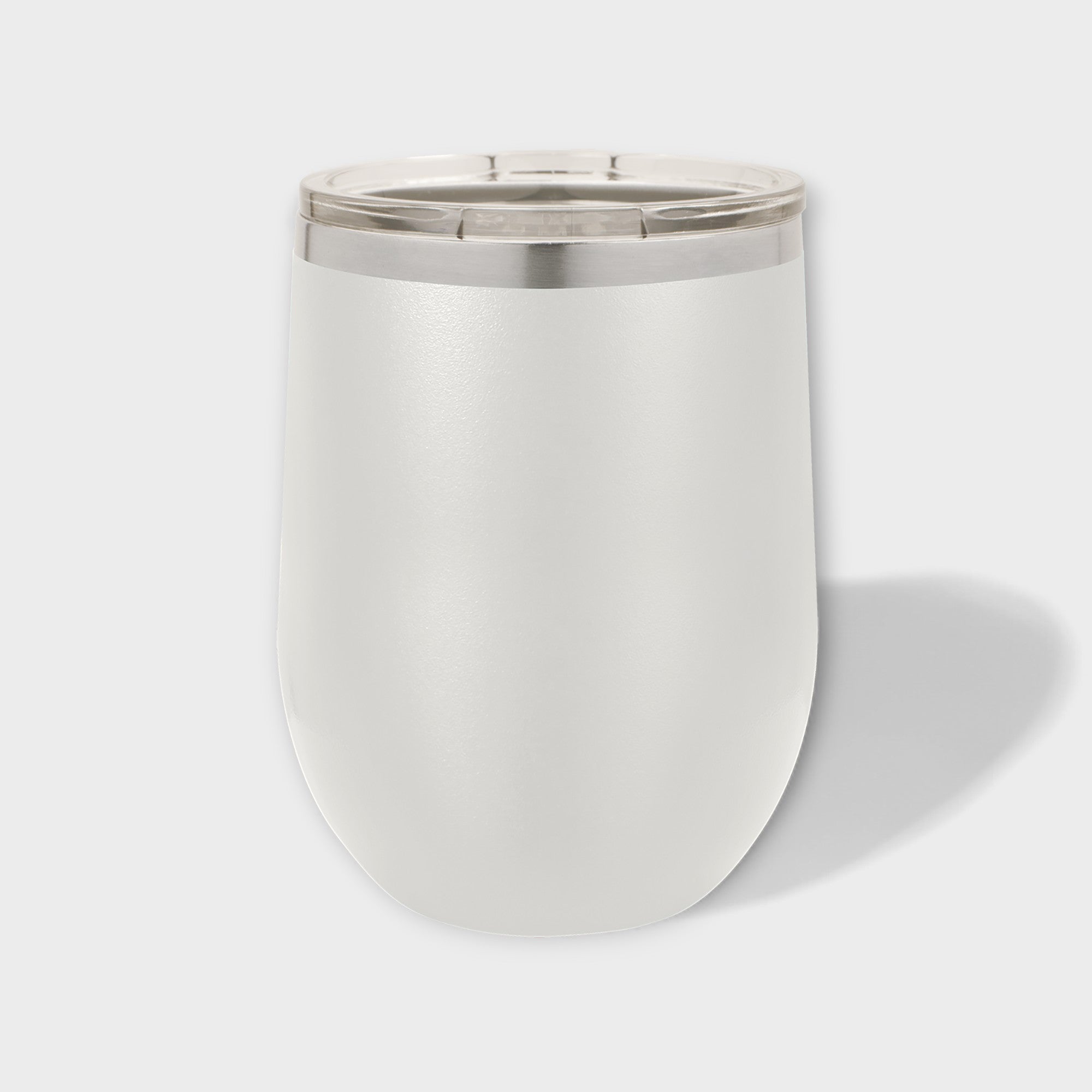 White 12oz Wine Tumbler