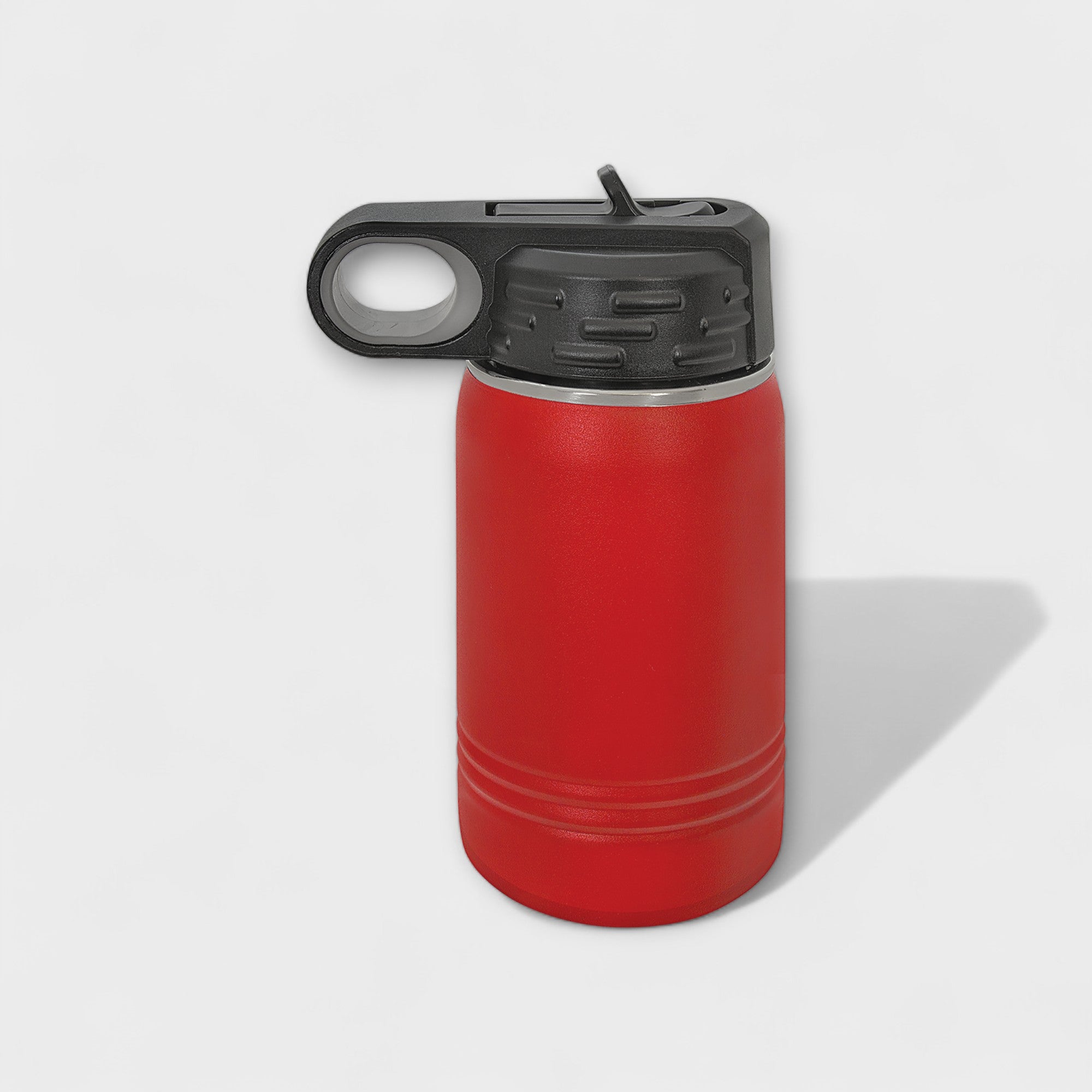 Red 12 oz Water Bottle