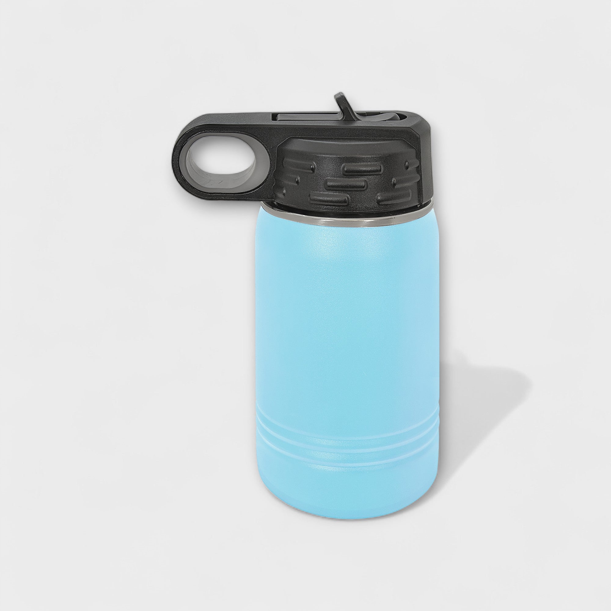 Light Blue 12 oz Water Bottle