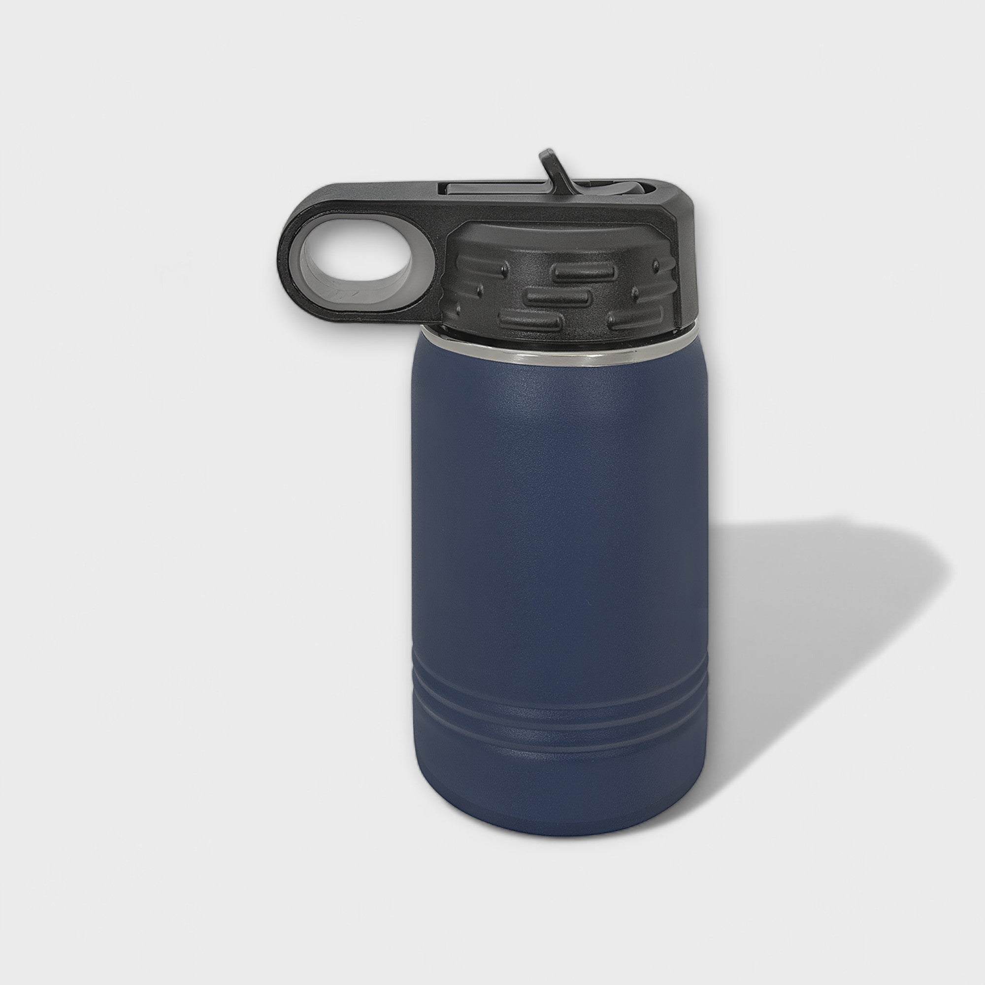 Navy Blue 12 oz Water Bottle