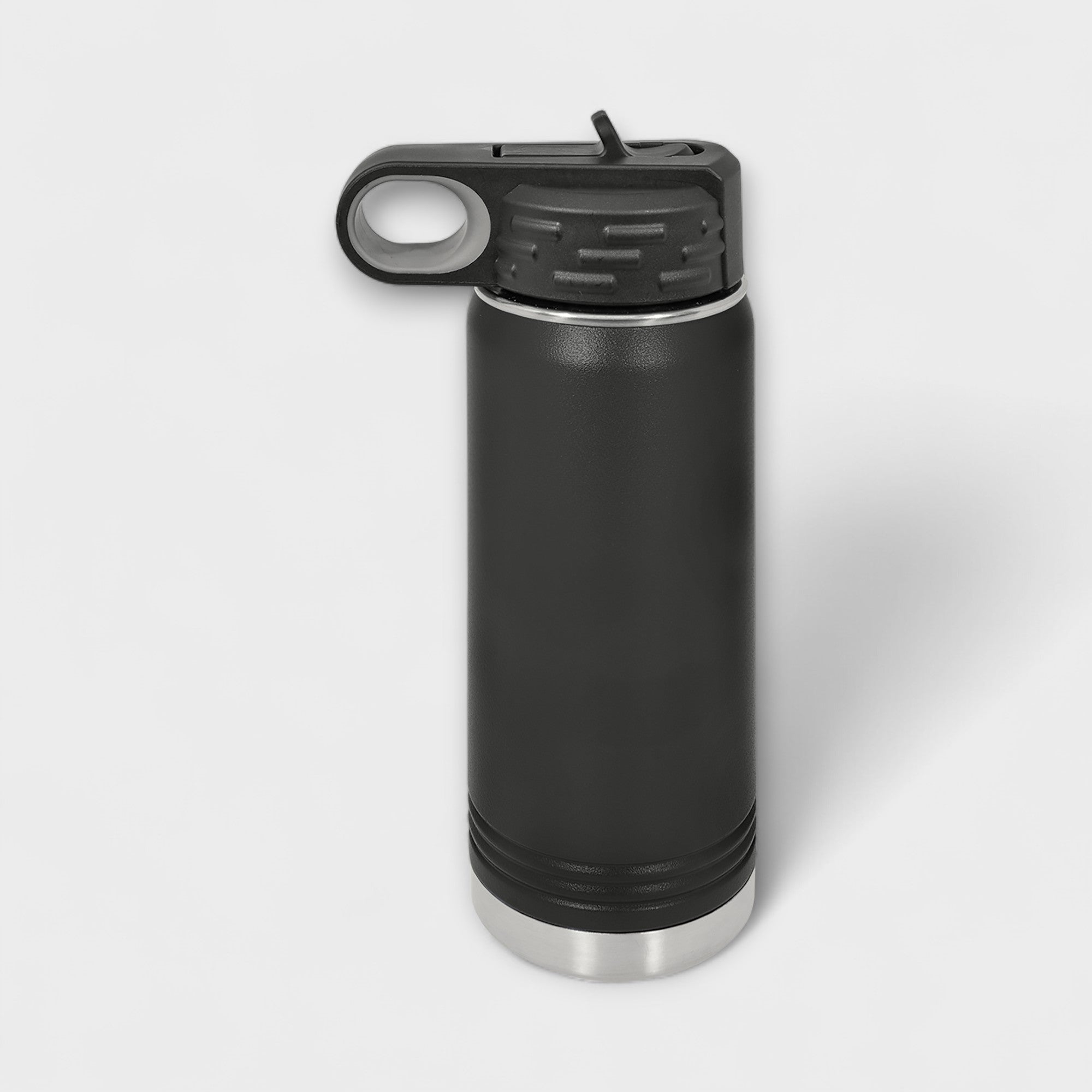 Black 20 oz Water Bottle
