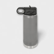 Dark Gray 20 oz Water Bottle