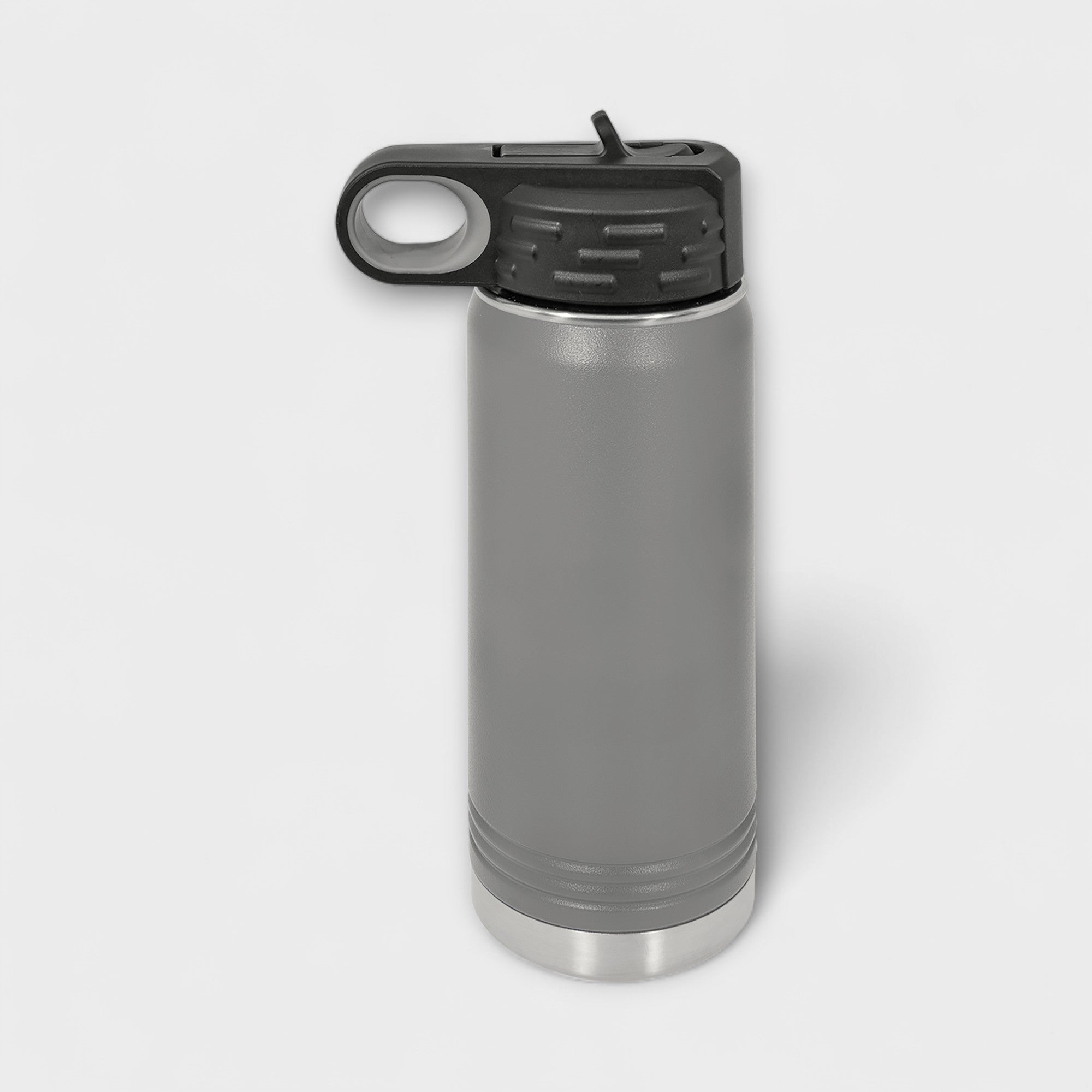Dark Gray 20 oz Water Bottle