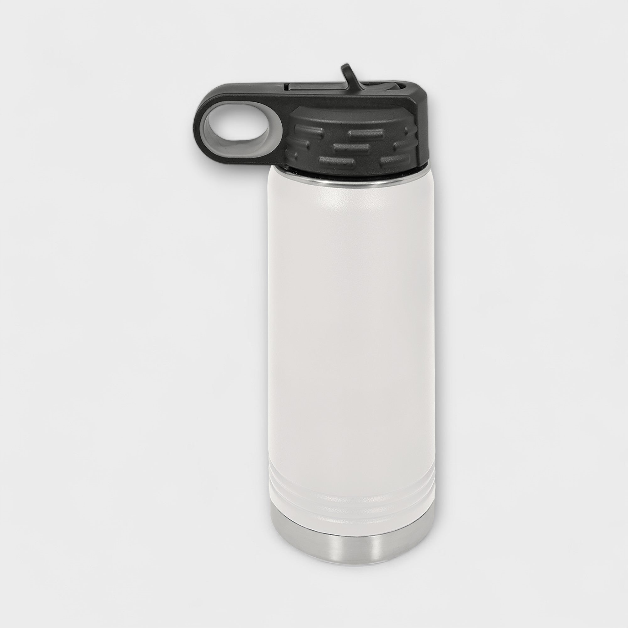 White 20 oz Water Bottle