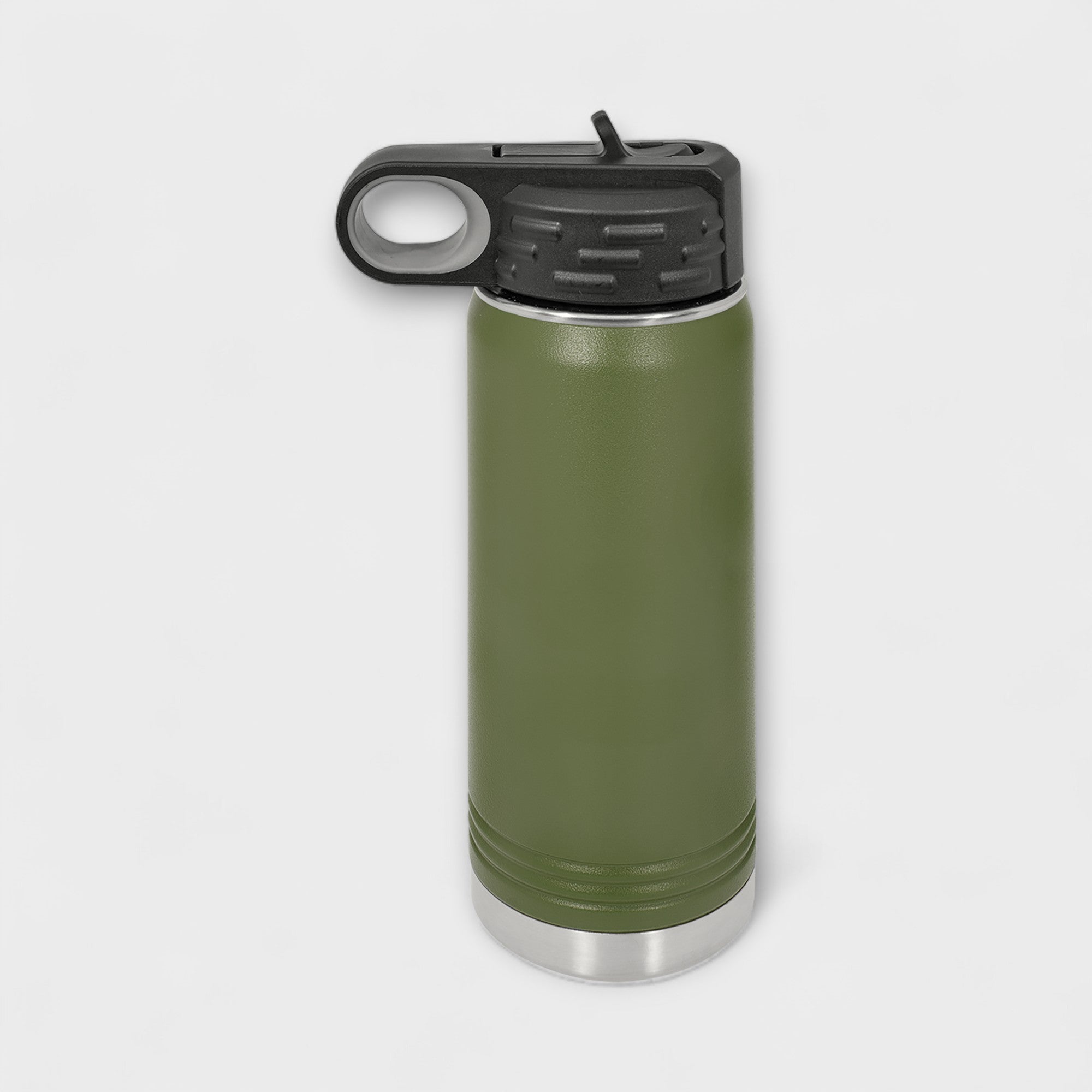 Olive Green 20 oz Water Bottle