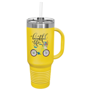 Yellow 40oz Travel Mug